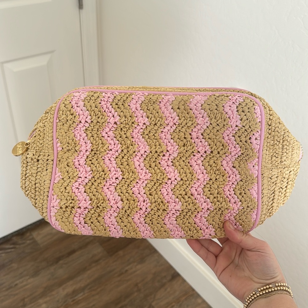 Large Stoney Clover Lane Woven Pouch